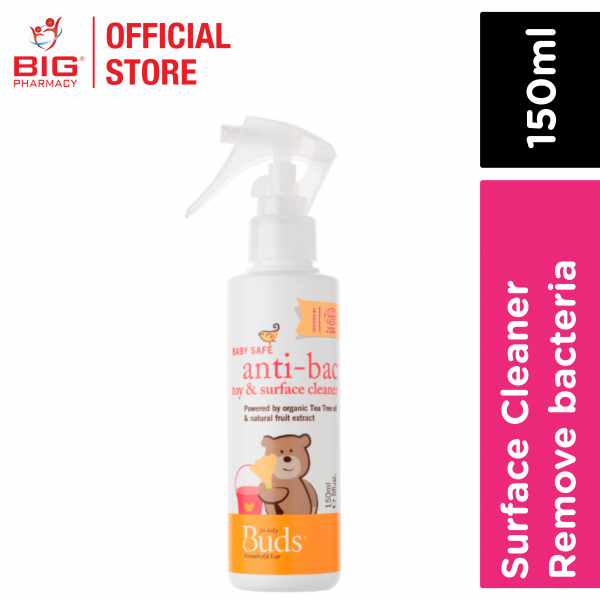 Buds Bhe Baby Safe Anti-Bac Toy & Surface Cleaner 150ml