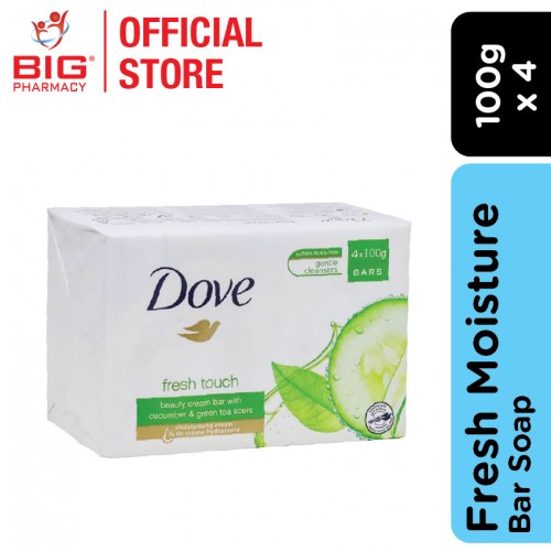 Dove Bar Soap Fresh Moisture 3+1 (New) 100g