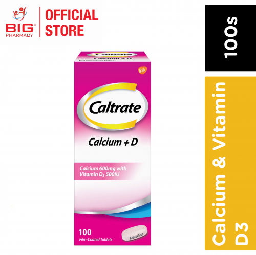 Caltrate 600+D (Pink) 100s