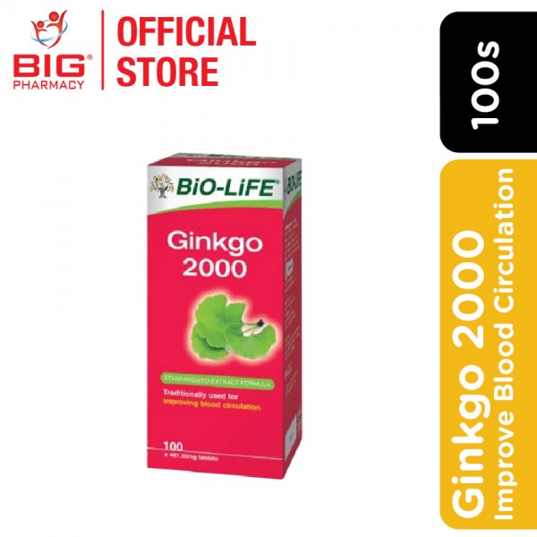Biolife Ginkgo 2000 100s