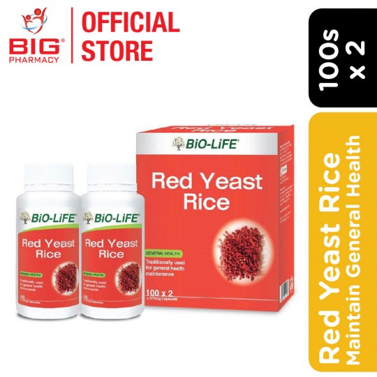 Biolife Red Yeast Rice 2X100s