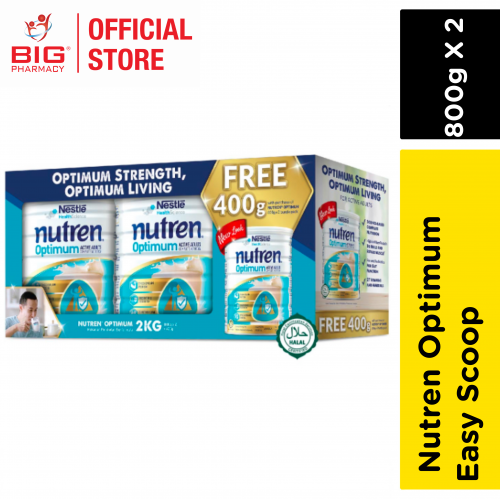 Nestle Nutren Optimum Easy Scoop 800g X 2 + 400g