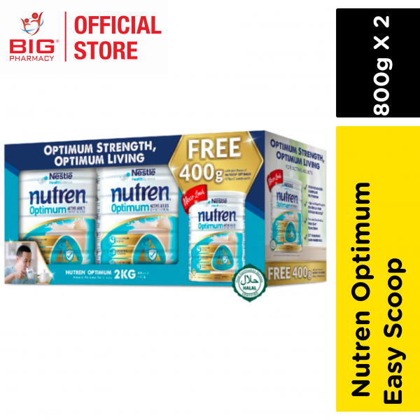 Nestle Nutren Optimum Easy Scoop 800g X 2 + 400g