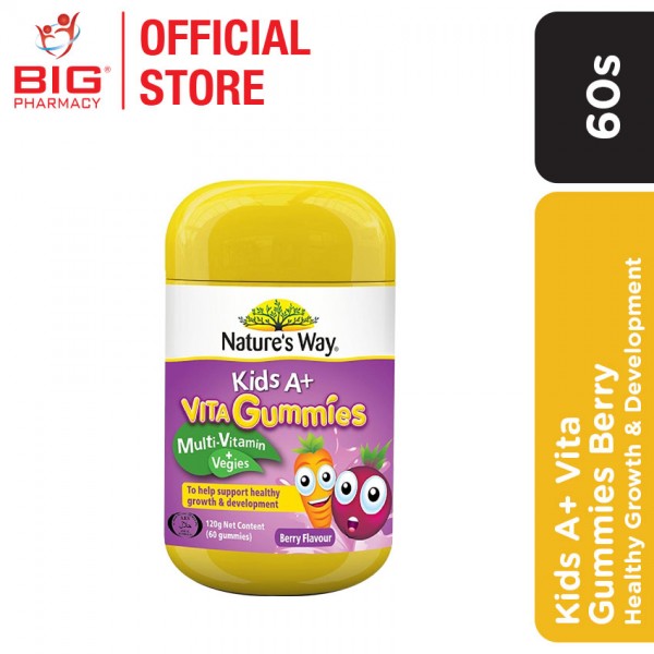 Natures Way Kids A+ Vita Gummies Berry 60s