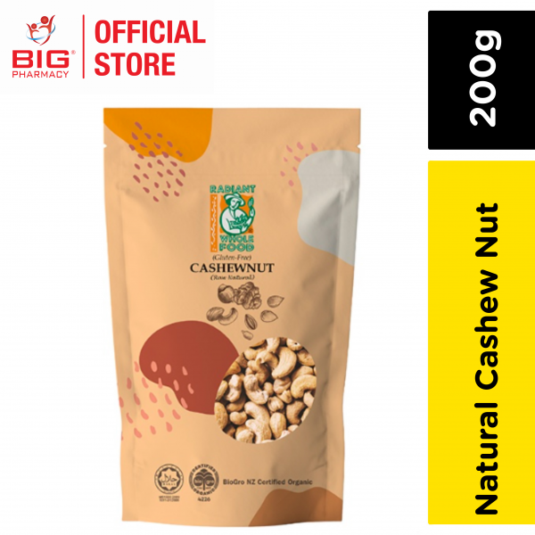 Radiant Code Natural Cashew nut 200g