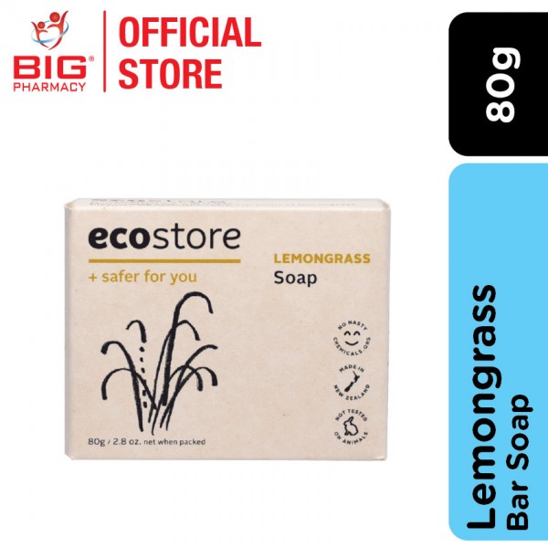 Ecostore Boxed Lemongrass Soap 80g