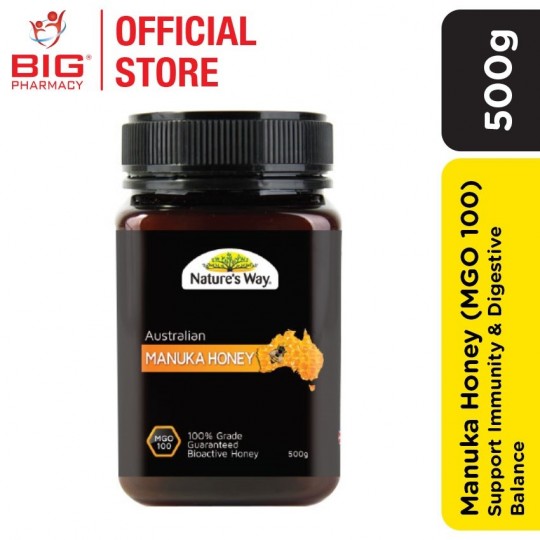 Natures Way Manuka Honey (MGO 100) 500g