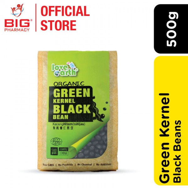 Love Earth Org Green Kernel Black Bean 500g [EXP: 10-Feb-2024]