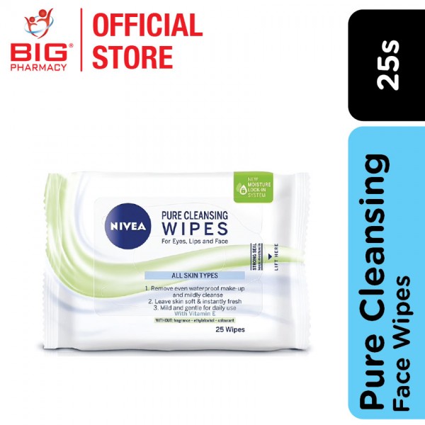 Nivea Pure Cleansing Wipes 25s