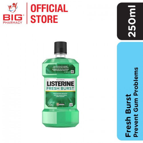Listerine Mouthwash 250ml Fresh Burst