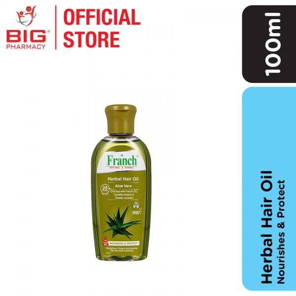 Franch Herbal Hair Oil Aloe Vera 100ml
