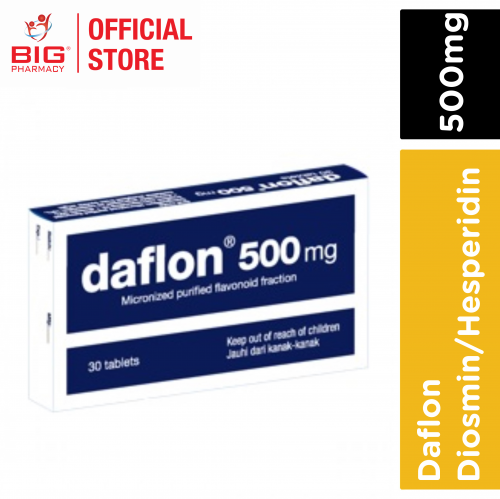 Daflon 500mg Tab 2X15S         [Diosmin/Hesperidin]