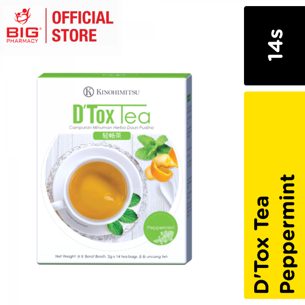 Kinohimitsu Jpan Dtox Tea (Peppermint) 14Tb X 2G FOC M/Relax 50ml