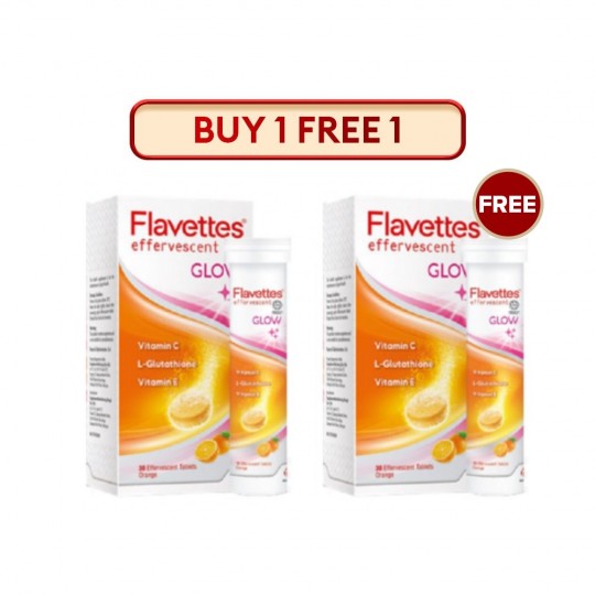 Flavettes Effevescent Glow Tab 30S
