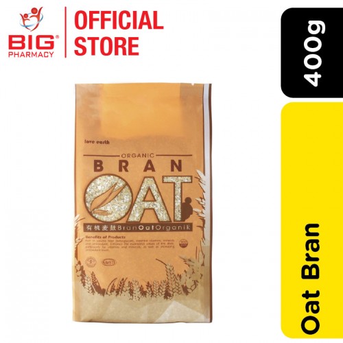 Love Earth Organic Oat Bran 400g