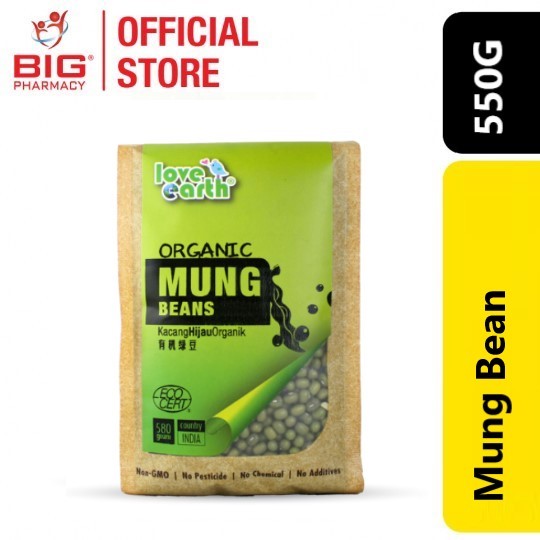 Love Earth Organic Mung Beans 580g