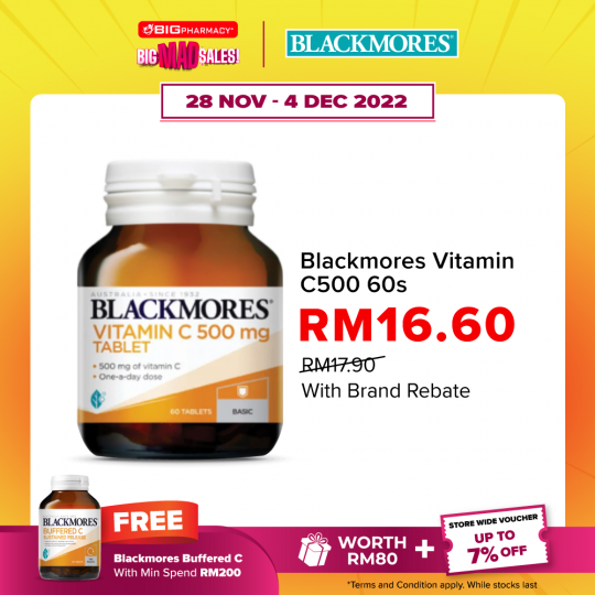 Blackmores Vitamin C500 60s