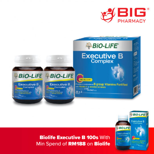 Biolife Executive B Complex 30S X2