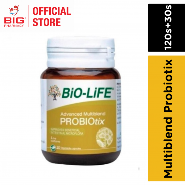 Biolife Advanced Multiblend Probiotix 120s+30s