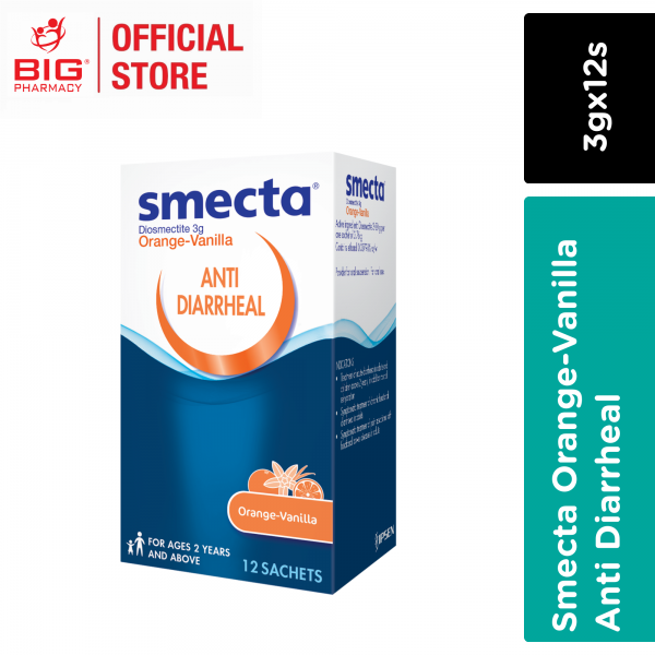 Smecta Orange Vanilla Powder 3G X 12s