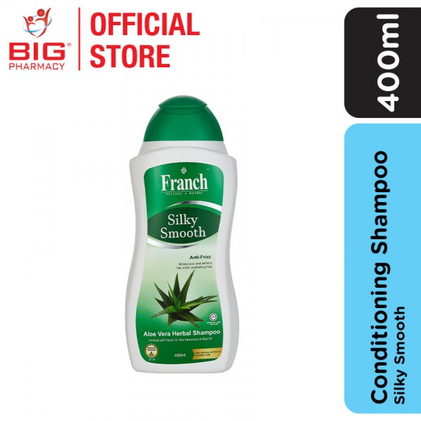 Franch Herbal Conditioning Shampoo Aloe Vera 400ml FOC Neem S/Cream 250ml