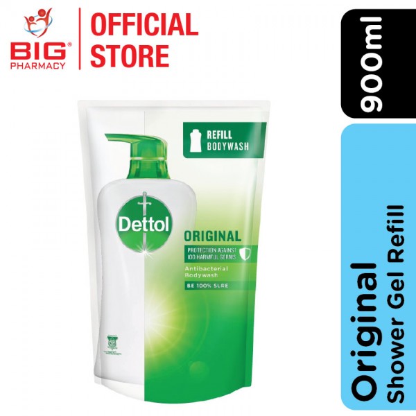 Dettol Shower Gel 850ml Original (Value Refill)