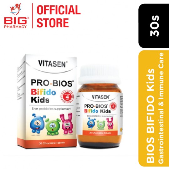 Vitasen Pro-Bios Bifido Kids Chewable Tablet 30s