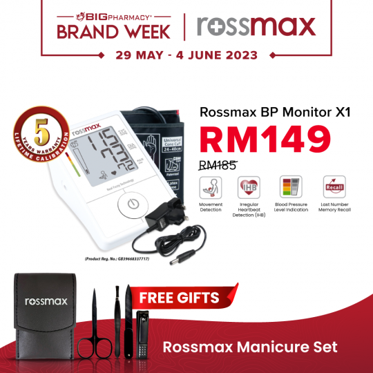 Rossmax BP Monitor X1 Basic 1 Unit