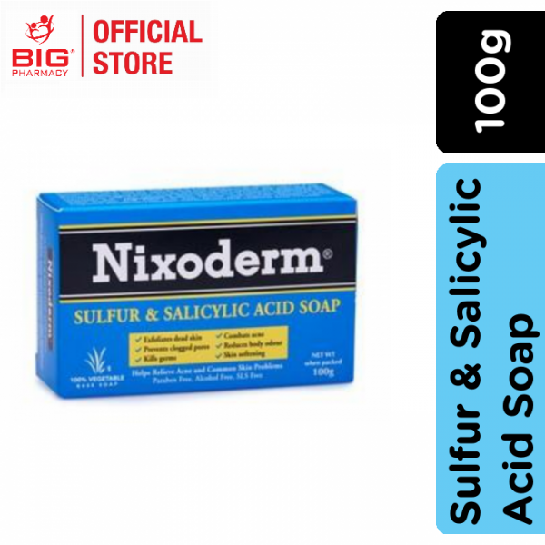 Nixoderm Sulfur & Salicylic Acid Soap 100g