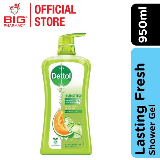 * Dettol Shower Gel Lasting Fresh 950Ml