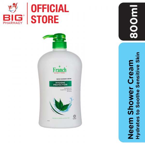 Franch Shower Cream Neem Hygiene Protect 800ml