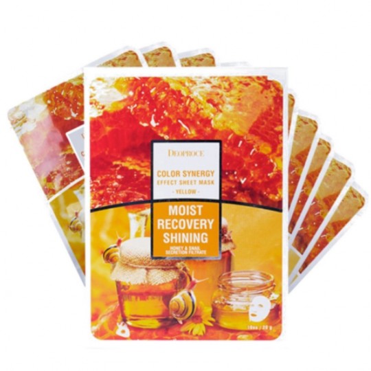 Deoproce Color synergy Effect sheet Mask Yellow 10s