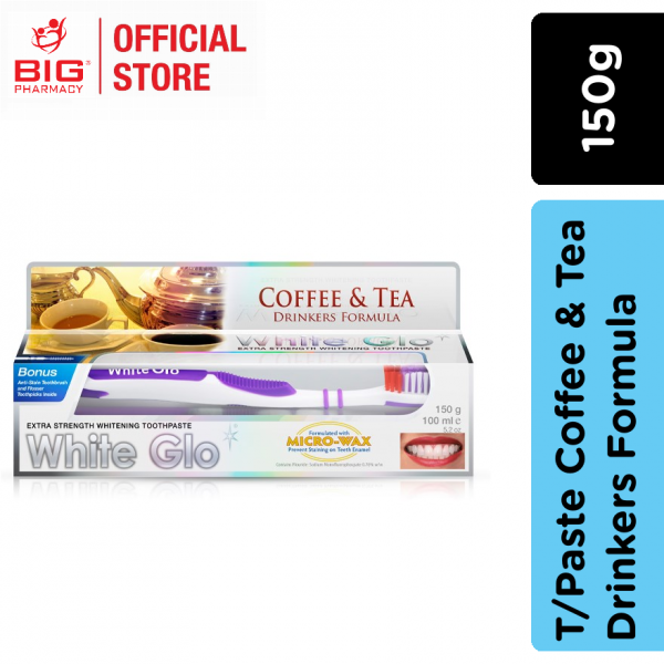 White Glo T/Paste Coffee&Tea Drinkers Formula 150g