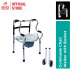 Gc (Wycm) Aluminium Commode  + Walker W/Bucket