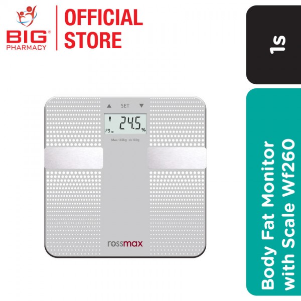 ROTATE - ROSSMAX BODY FAT MONITOR WITH SCALE WF260