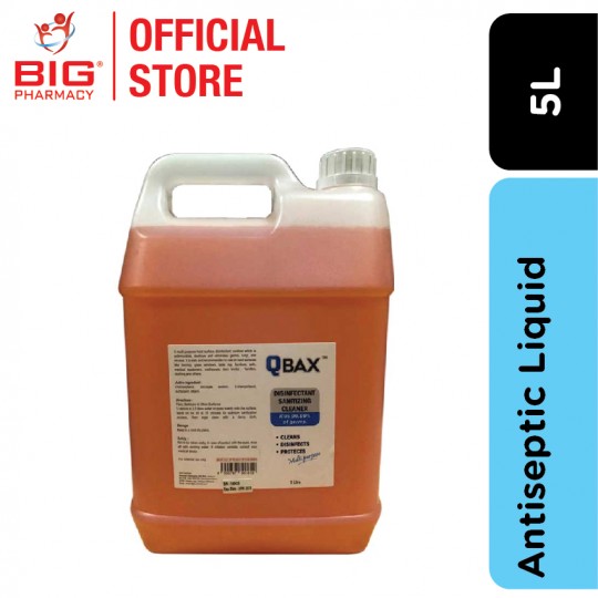 Qbax Disinfectant Sanitising Cleaner 5L