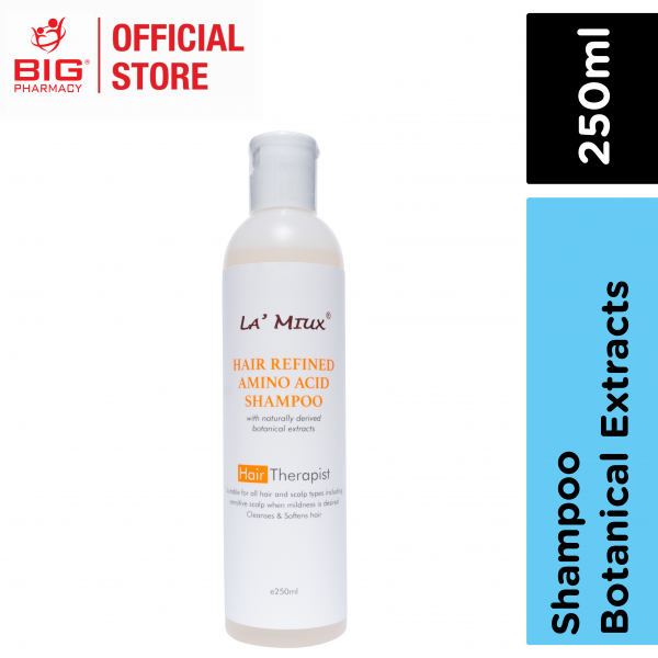 Lamiux Hair Therapist Refined Amino Acid Shampoo 250ml (New Packaging)
