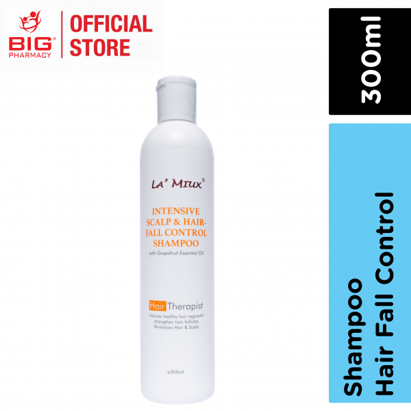 Lamiux Hair Therapist Intensive Scalp & Hair Fall Control Shampoo 300ml (New Packaging)