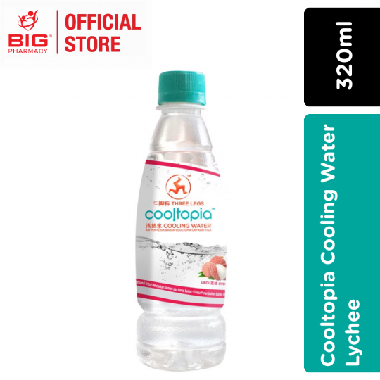 3Legs Cooltopia Cooling Water Lychee 320ml