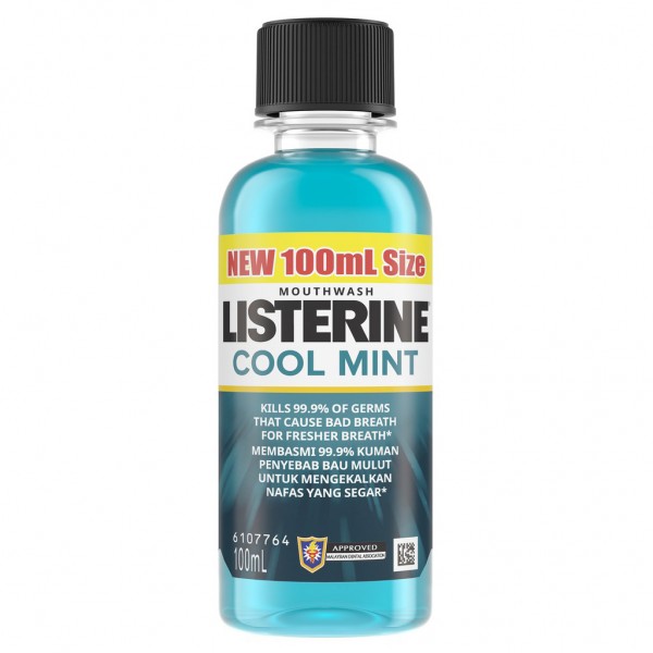 Listerine M/Wash 100ml Coolmint