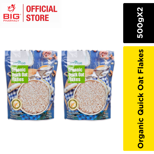 Etblisse Organic Quick Oatflakes 500g X 2