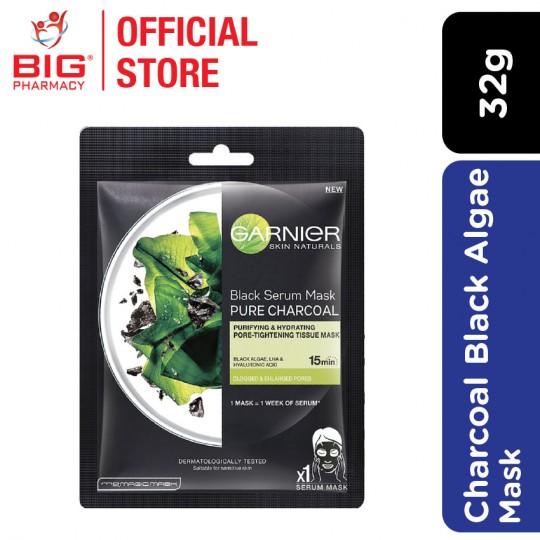 Svd2 - Garnier Pure Charccoal Black Algae Mask 32G