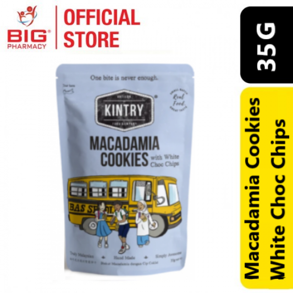 Kintry Macad Cookie With White Choc Chip 35g