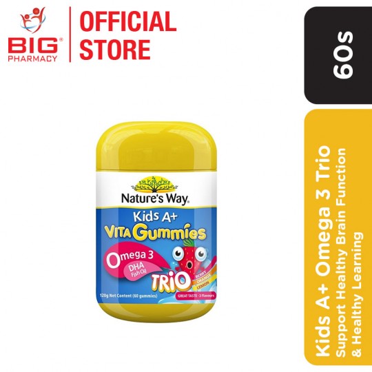 Natures Way Kids A+ Omega 3 Trio 60s