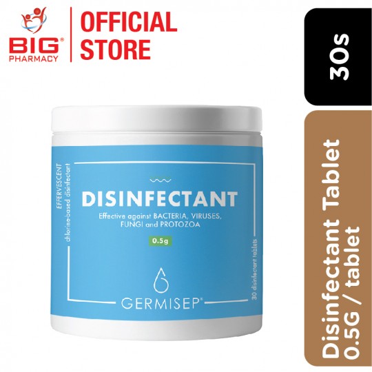 Germisep Disinfectant Tablet 0.5G Travel Pack 30s