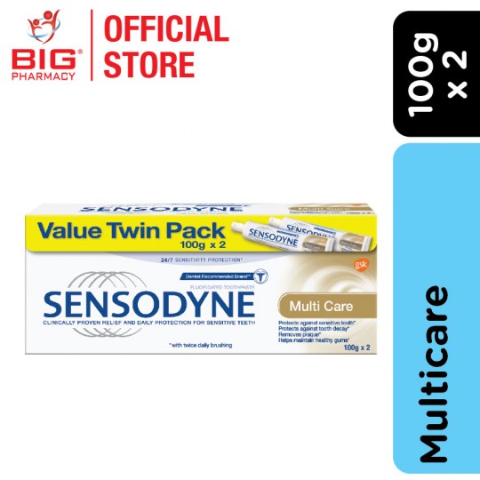 Sensodyne Toothpaste Multicare 2X100g