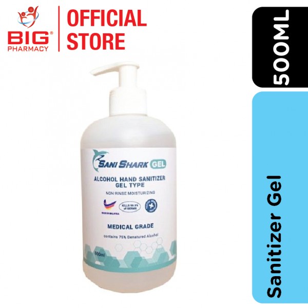 Sani Shark Hand Sanitizer 500ml (Gel Pump)