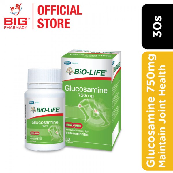 Biolife Glucosamine 750mg 30s