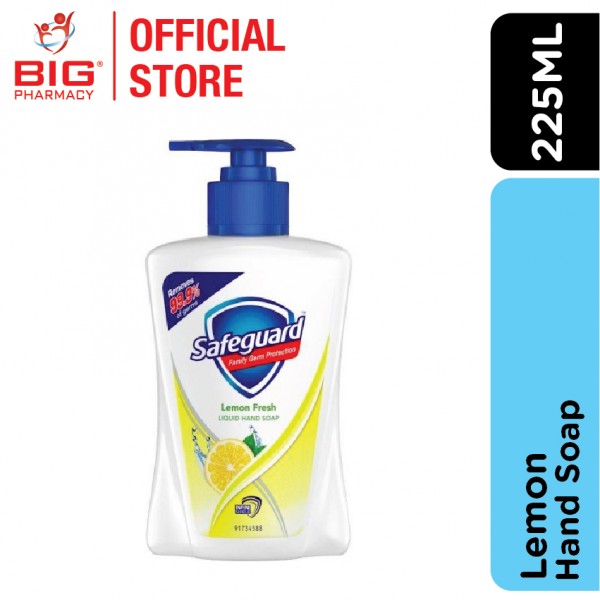 Safeguard Liquid Hand Soap 225ml - Lemon