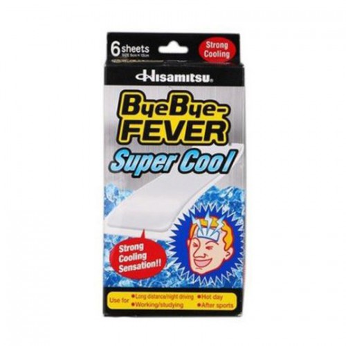 Hisamitsu Bye Bye Fever For Adult Super Cool 3 X 2S (Free Gift)